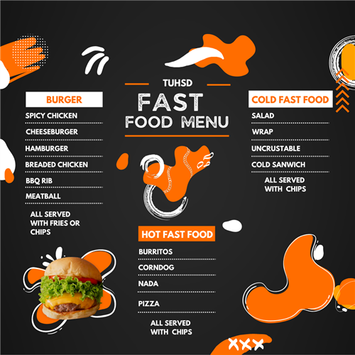 Fast Food Menu