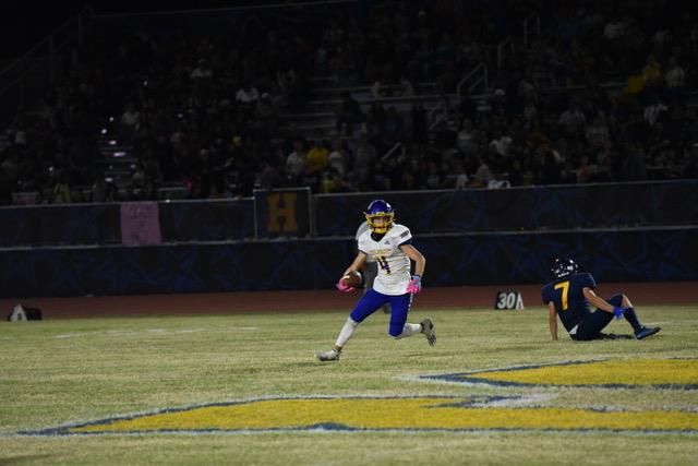 Richard Jennings with the interception 09.2022